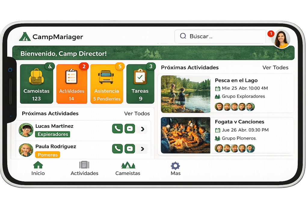 app campamentos